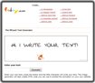 The Wizard Text Generator - Tạo chữ động trực tuyến